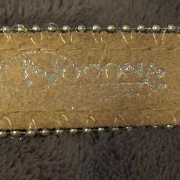 Women\'s Nocona Rhinestone Belt - To 2nd notch - Length= 39 Inches - Grey